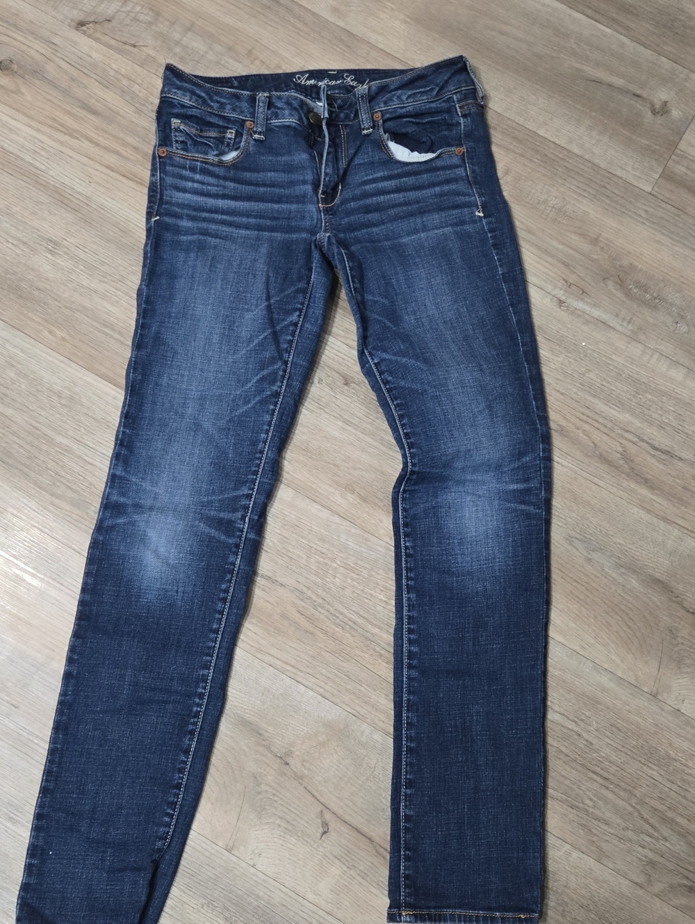 American Eagle Outfitters Dark Blue Skinny Jeans